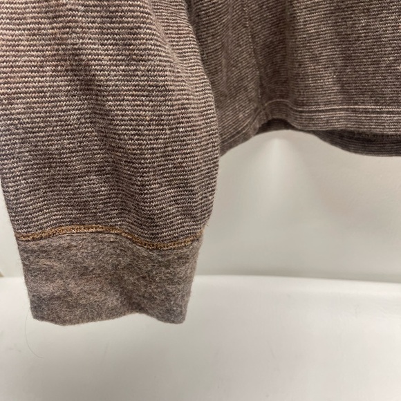 Prana men’s sweatshirt size LR brown 53%wool - Picture 3 of 8